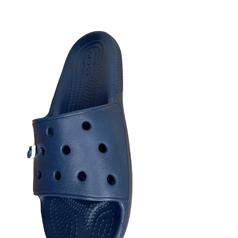 Crocs Womens Slide Sandals Size 9 Navy Water‎ Friendly Lightweight & Comfortable